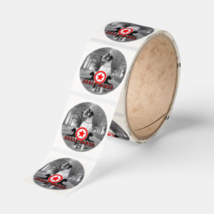 Combine your Photo with my Logos Classic Round Sticker
