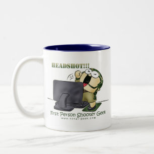 combined Computer First Person Shooter Mug