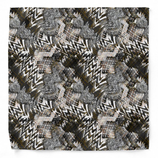 Combined, ethnic, African . Bandana (Front)