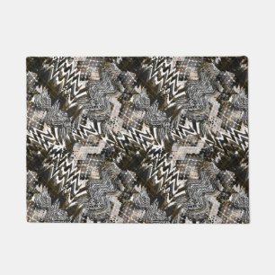 Combined, ethnic, African . Doormat