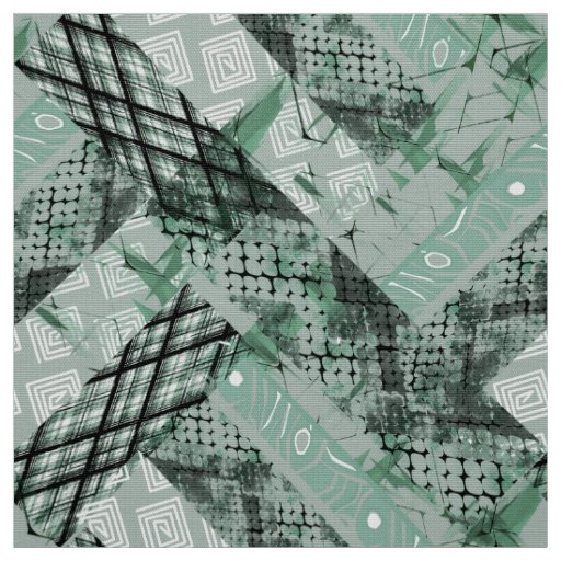 Combined, ethnic, African Fabric