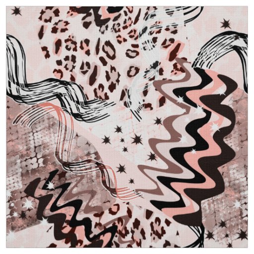 Combined, ethnic, African Fabric