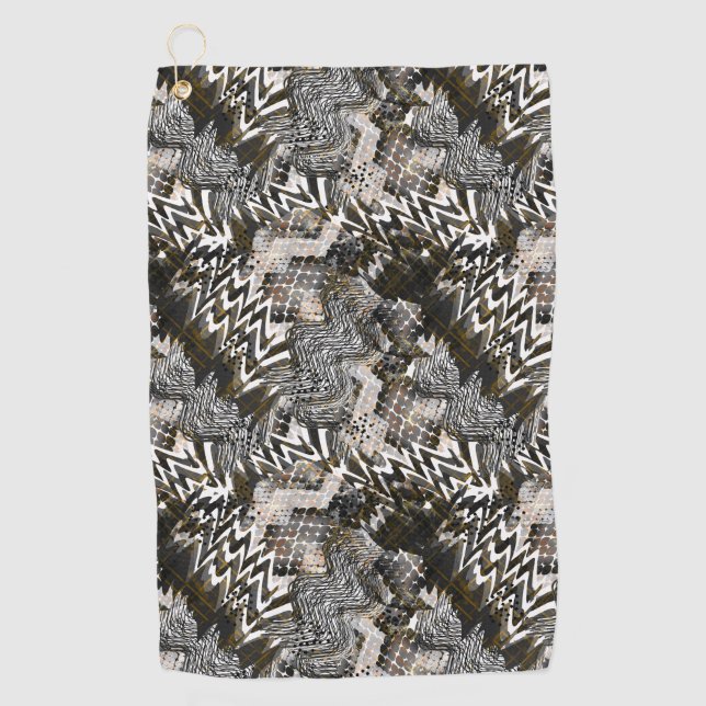 Combined, ethnic, African . Golf Towel (Front)