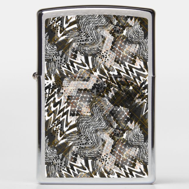 Combined, ethnic, African . Zippo Lighter (Front)