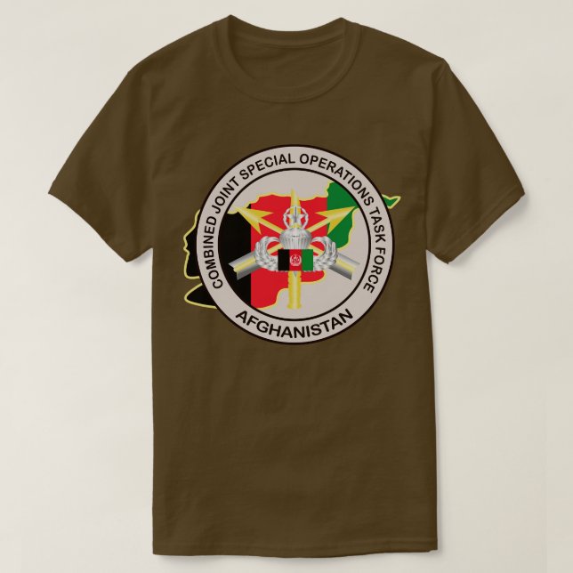 Combined Joint Special Operations Task  Afghanista T-Shirt (Design Front)