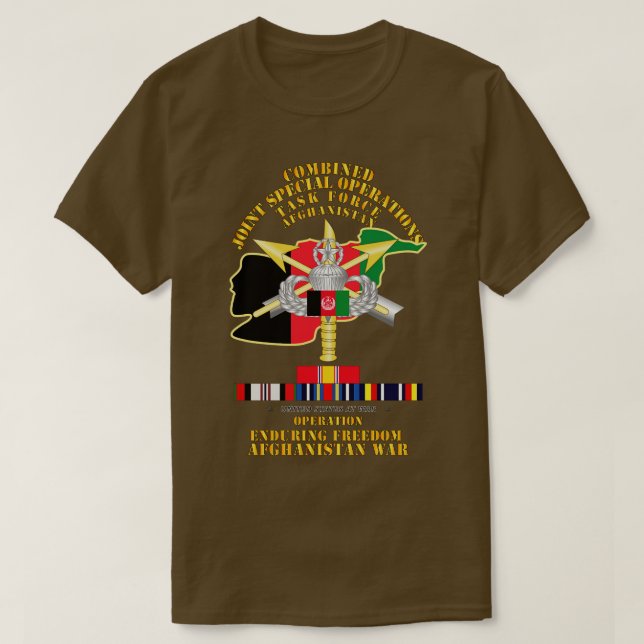 Combined Joint Special Operations Task  OEF Afghan T-Shirt (Design Front)