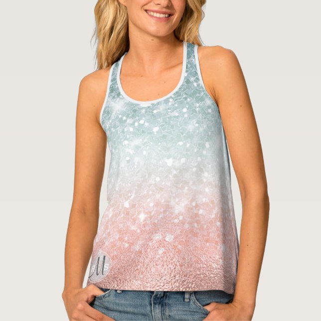 Combo Glitter Gradient Glass ID434 Tank Top (Front)
