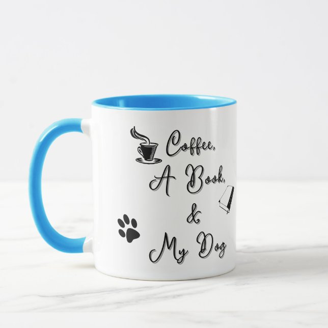 Combo Mug 11 oz (sky blue) (Left)