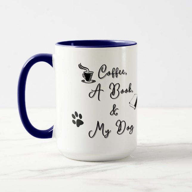 Combo Mug 15 oz (blue) (Left)