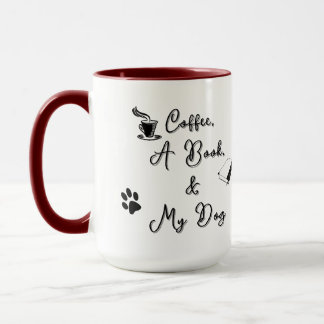 Combo Mug 15 oz (burgundy)