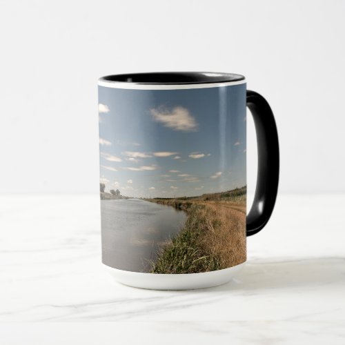 Combo Mug 325 ml with rural irrigation canal Mug