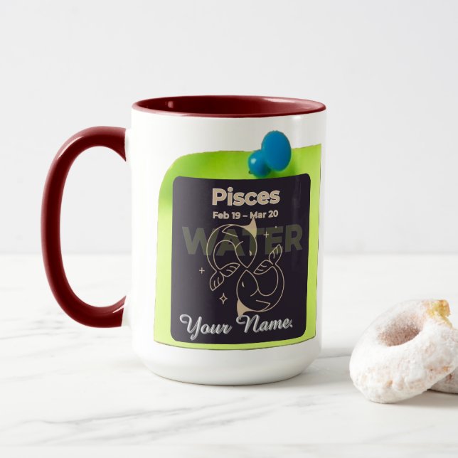 Combo Mug CM12 Pisces (With Donut)