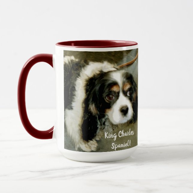 Combo Mug!  King Charles Spaniel England  Mug (Left)