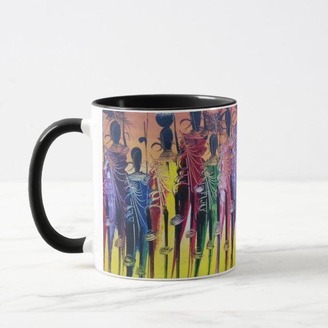 Combo mug (Masai print) (Left)