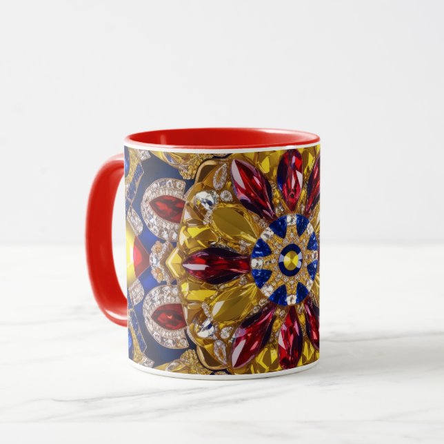 Combo Mug with Colombian Colors (Front Left)