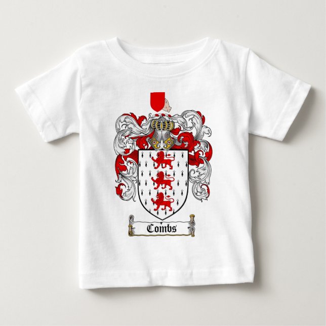 COMBS FAMILY CREST -  COMBS COAT OF ARMS BABY T-Shirt (Front)
