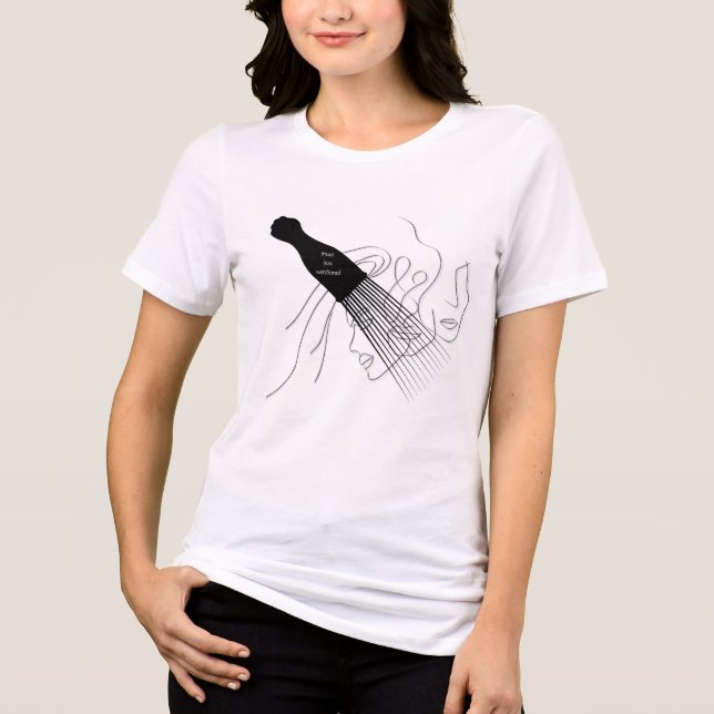 Comb's n stuff Tri-Blend shirt (Front)