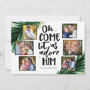 Come Adore Him 6 PH Christmas Photo Card