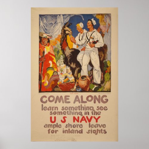 Come Along _ US Navy Poster