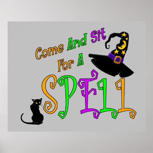 Come And Sit For A Spell Poster