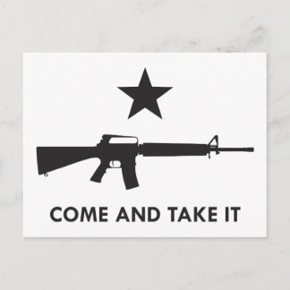 Come and take it! (AR15) Postcard