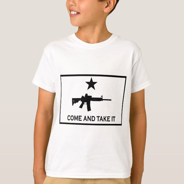 Come and take it AR-15 T-Shirt (Front)