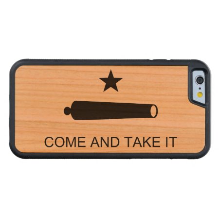 Come And Take It Carved Cherry Iphone 6 Bumper Case