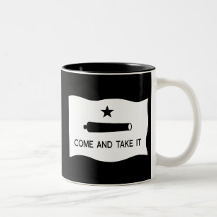 Come and Take It Flag ~ Texas Two-Tone Coffee Mug