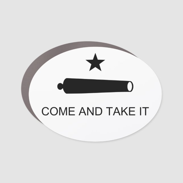 Come and take it Flag (TX) Car Magnet (Front)