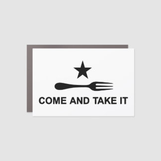 Come and Take It Fork Car Magnet