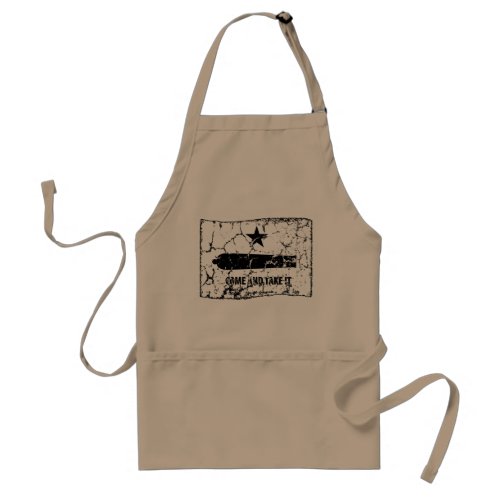 Come and Take It Gonzales Flag 1835 Adult Apron