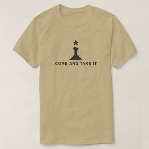 Come And Take It Pilot sidestick T_Shirt