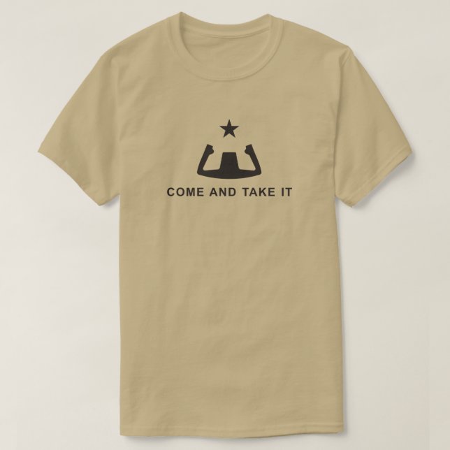 Come And Take It Pilot yoke T-Shirt (Design Front)
