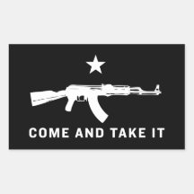 Come and Take It Flag Vinyl Decal Sticker USA patriot ar15 2nd ammendment gun 