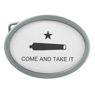 Come And Take It Texas Flag Battle of Gonzales Belt Buckle