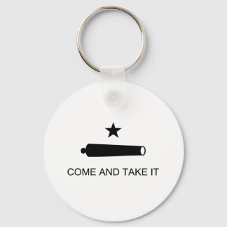 Come And Take It Texas Flag Keychain