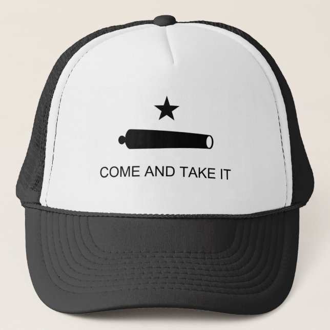 Come And Take It Texas Flag Trucker Hat (Front)