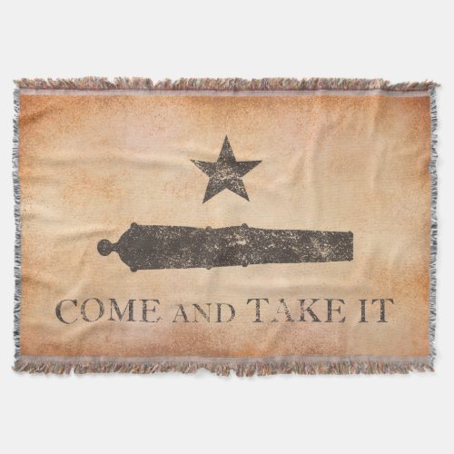 Come and Take It Throw Blanket