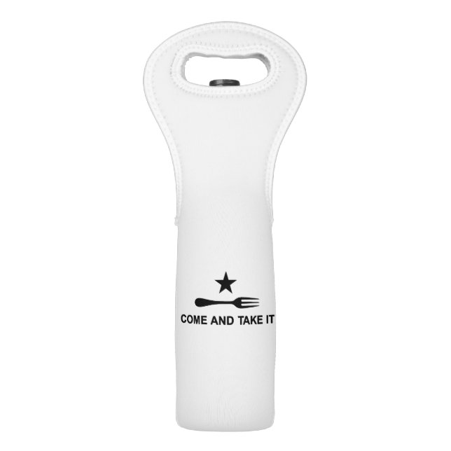 Come and Take It Wine Bag (Front)