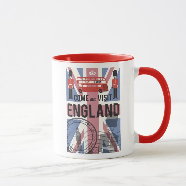 Come and Visit England Mug (Right)