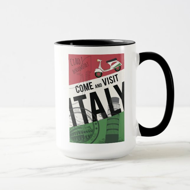 Come and Visit Italy Mug (Right)