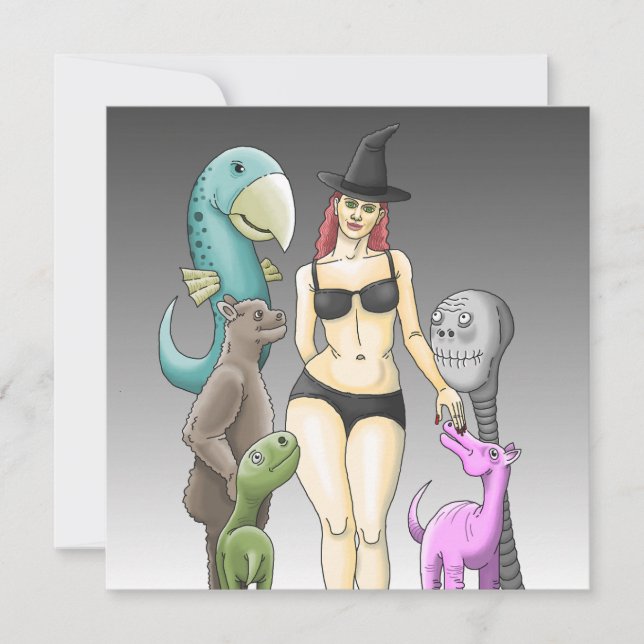 Come As You Are Halloween Party Invitation (Front)