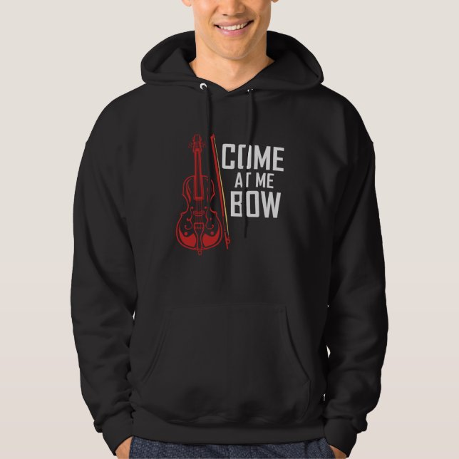 Come At Me Bow  Cello Hoodie (Front)