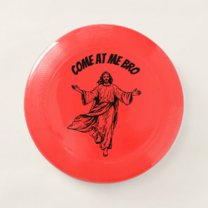 Come At Me Bro Funny Jesus Christian Bible Disc