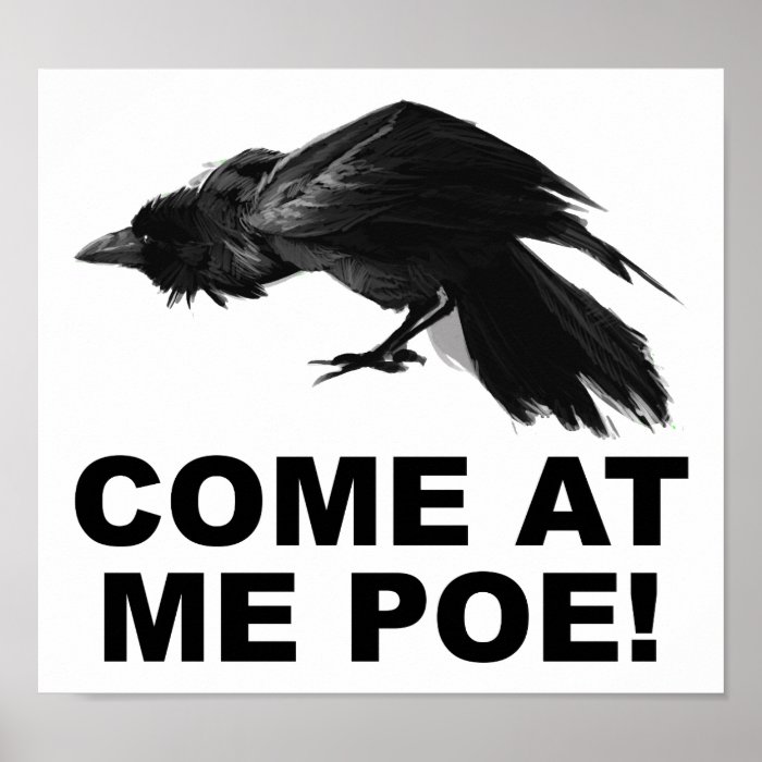 Come At Me Poe Funny Poster