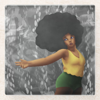 come away with me glass coaster