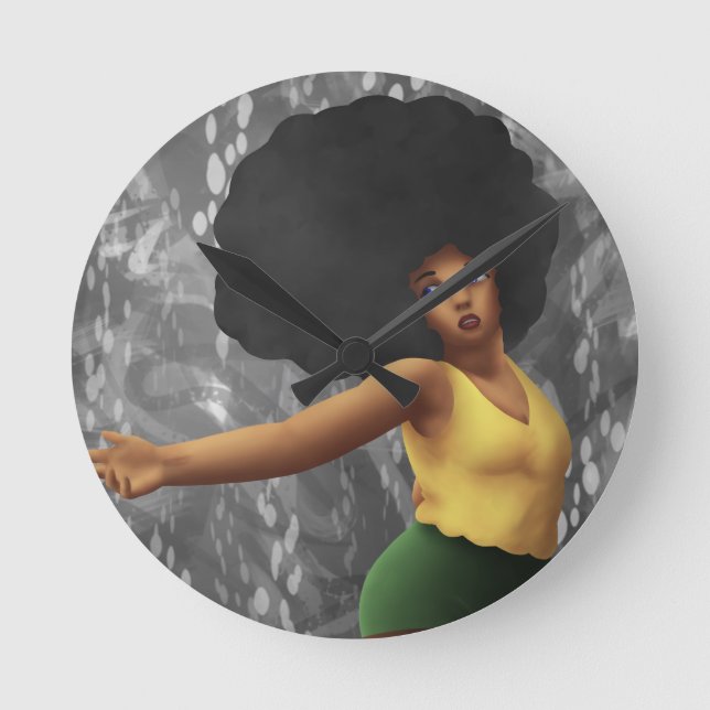 come away with me round clock (Front)