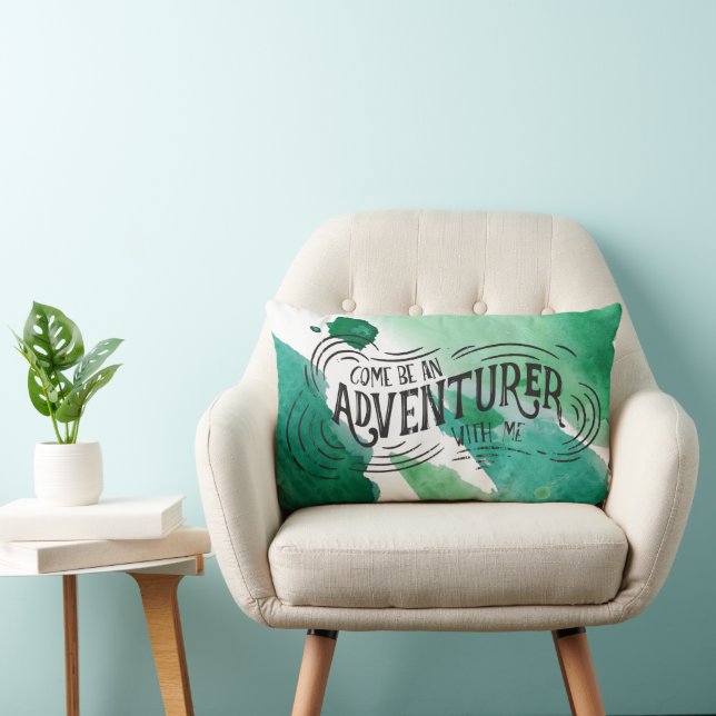 Come Be An Adventurer With Me Lumbar Pillow (Chair)