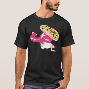 COME  break dance disco club party street dance hi T-Shirt