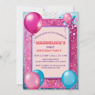Come Celebrate: Fun-filled Birthday Bash! Invitati Invitation